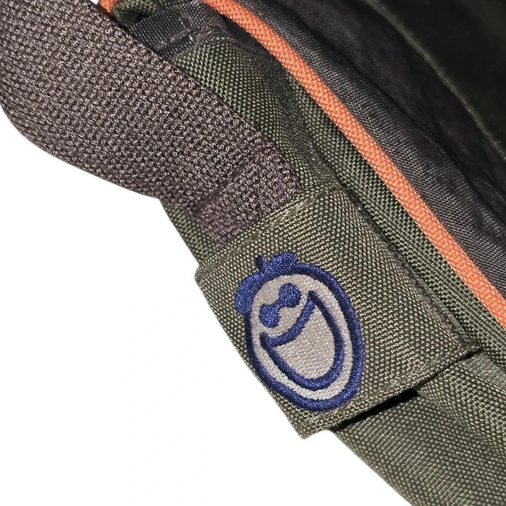 Life is Good‎ Messenger Bag Unisex Canvas Crossbody Hiking Travel Olive Green OS